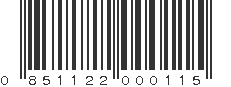 UPC 851122000115