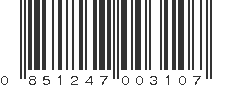 UPC 851247003107