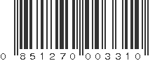 UPC 851270003310