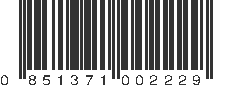 UPC 851371002229