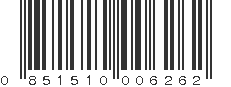 UPC 851510006262