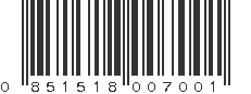 UPC 851518007001