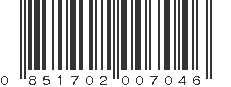 UPC 851702007046