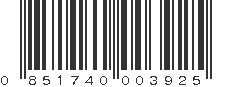 UPC 851740003925