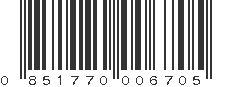 UPC 851770006705