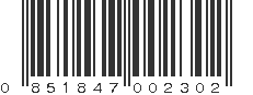 UPC 851847002302