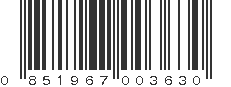 UPC 851967003630