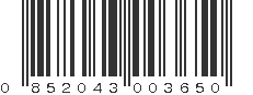 UPC 852043003650