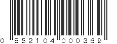 UPC 852104000369