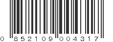 UPC 852109004317