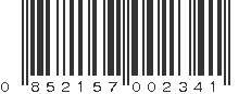 UPC 852157002341