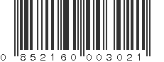 UPC 852160003021