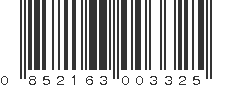 UPC 852163003325