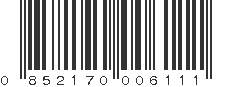 UPC 852170006111