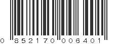 UPC 852170006401