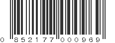 UPC 852177000969