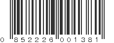 UPC 852226001381