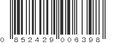 UPC 852429006398