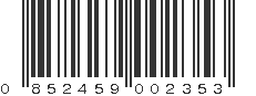 UPC 852459002353