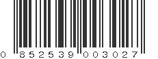 UPC 852539003027