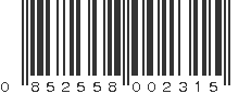 UPC 852558002315