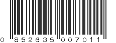 UPC 852635007011