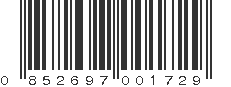 UPC 852697001729