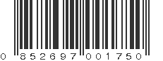 UPC 852697001750