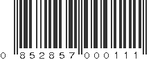 UPC 852857000111