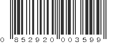 UPC 852920003599