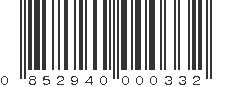 UPC 852940000332