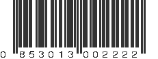 UPC 853013002222