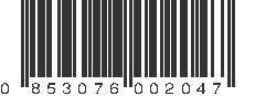 UPC 853076002047