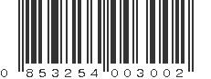 UPC 853254003002