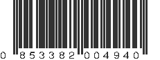 UPC 853382004940