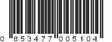 UPC 853477005104