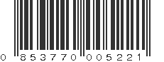 UPC 853770005221