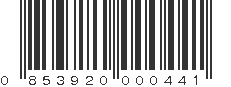 UPC 853920000441