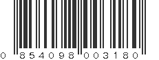 UPC 854098003180