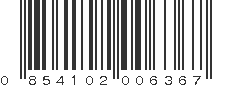 UPC 854102006367