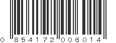 UPC 854172006014