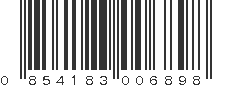 UPC 854183006898