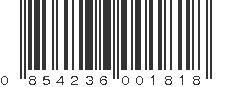 UPC 854236001818