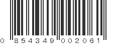 UPC 854349002061