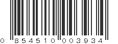 UPC 854510003934