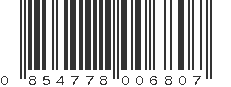 UPC 854778006807