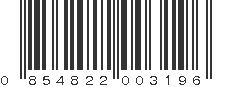 UPC 854822003196