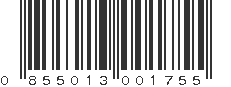 UPC 855013001755