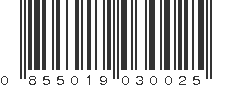 UPC 855019030025