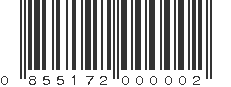 UPC 855172000002